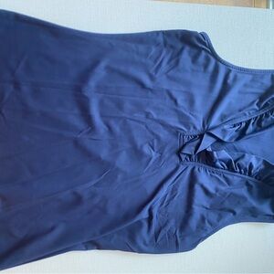 J. McLaughlin Navy Jersey Top